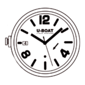 U-Boat SOMMERSO Instruction Booklet