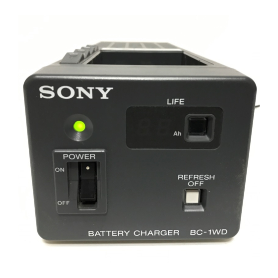 Sony BC-1WD Manuals