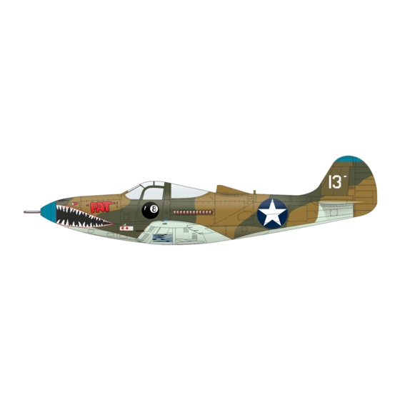 Eduard P-39/P-400 Airacobra landing flaps Quick Start Manual