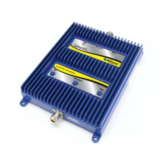 Wilson Electronics Tri-Band 4G-V Installation Manual