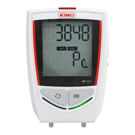 sauermann KIMO KISTOCK KT 320 User Manual