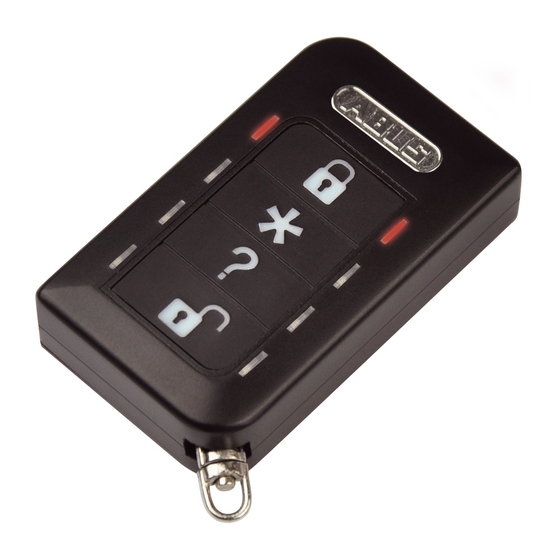 Abus FUBE60010 Quick Manual