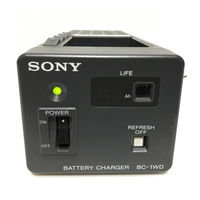 Sony BC-1WDCE Operation And Maintenance Manual