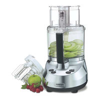 Cuisinart MP-14 - Limited Edition Metal Food Processor Instruction And Recipe Booklet