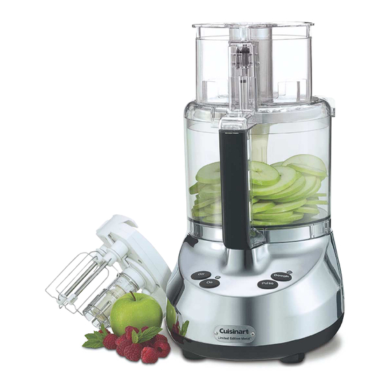 Cuisinart MP-14N Series Instruction And Recipe Booklet