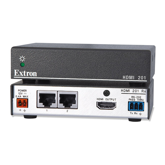 Extron electronics HDMI 201 User Manual