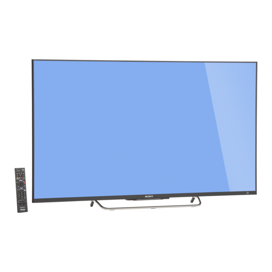 Sony Bravia KDL-50W807B Manuals