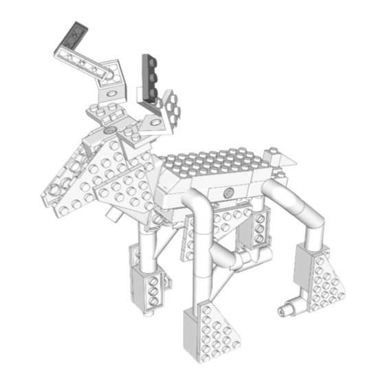 Laser Pegs NG200 ANIMALS Caribou Model Instructions