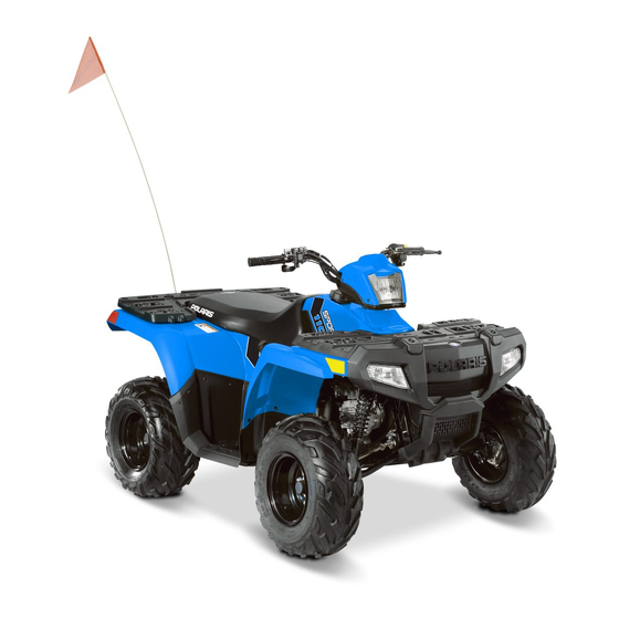 Polaris SPORTSMAN 110 2017 Owner's Manual For Maintenance And Safety