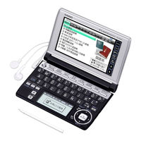 Casio XD-A8500 Quick Manual