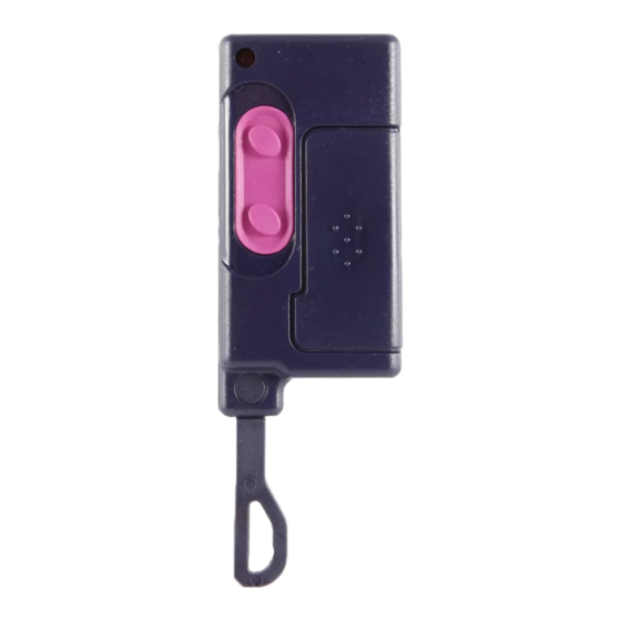 CAME TOP Series Quick Start Manual