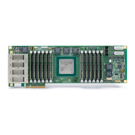 Achronix PCIe Accelerator-6D Card Manuals