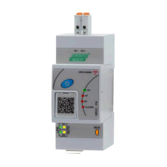 CARLO GAVAZZI NRG Series User Manual