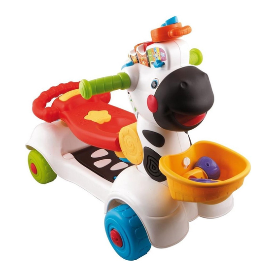 VTech Baby 3-in-1 Zebra Scooter User Manual