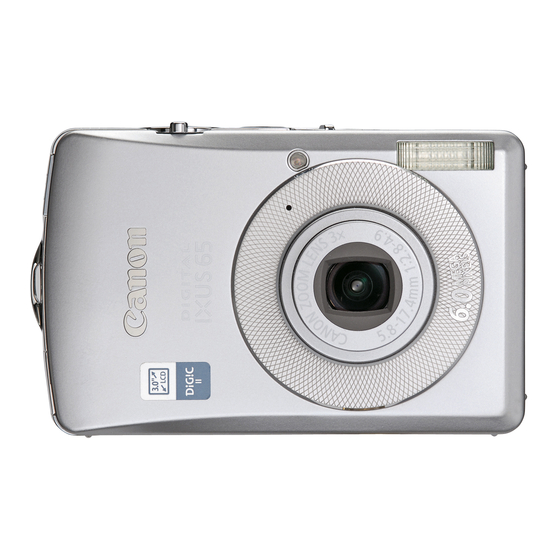 Canon Powershot SD630 Digital ELPH User Manual