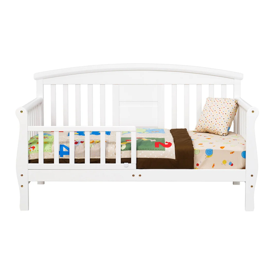 DaVinci Elizabeth II Convertible Toddler Bed 0810 Assembly Instructions Manual