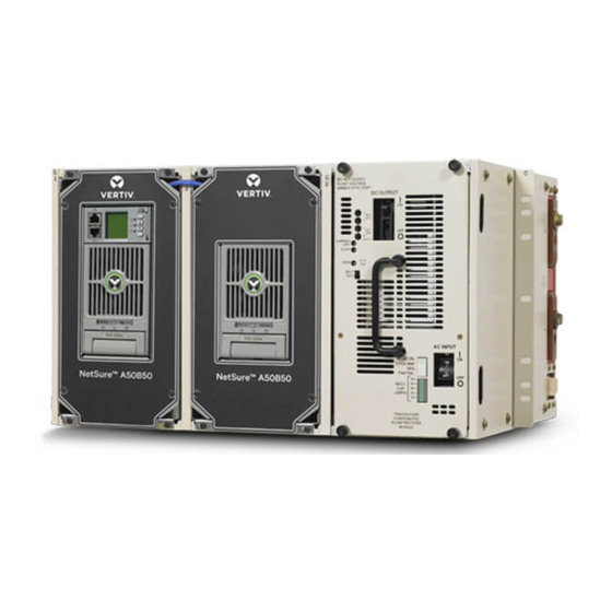 Vertiv NetSure A50B50 Installation And User Instructions Manual