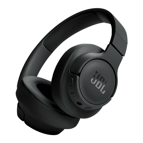 Harman JBL TUNE 720 BT Quick Start Manual