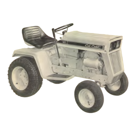 International Harvester Company INTERNATIONAL Cub Cadet 73 Operator's Manual