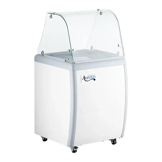 Avantco Gelato 360ADCGEL4P Manuals