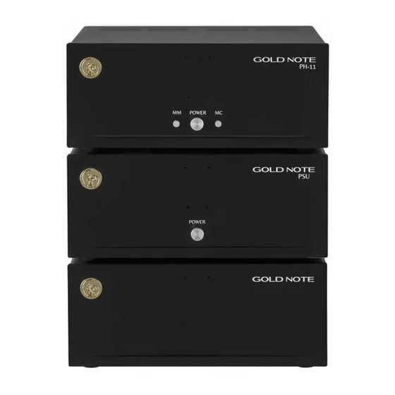Gold Note PH-11 Owner's Manual