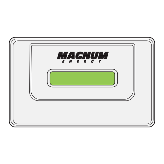 Magnum Energy MagWeb GT Manuals