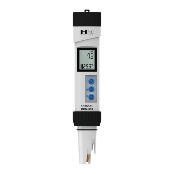 Hm digital 2025 tds meter instructions