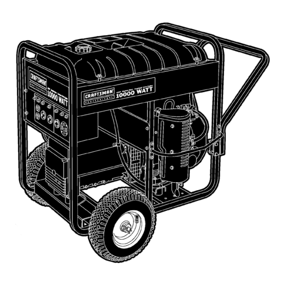 Craftsman 580.328300 Owner's Manual