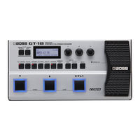 Boss GT-1B Parameter Manual / Sound List