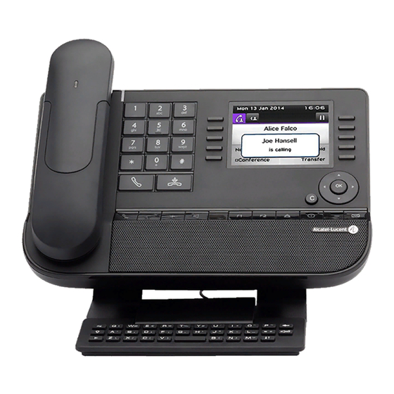 Alcatel 8068 Quick Manual