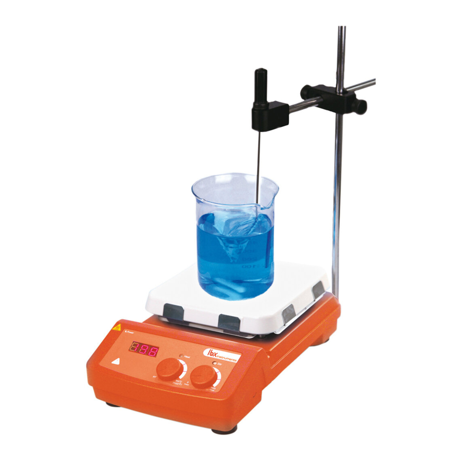 User Manuals: lbx H20SQC Digital Magnetic Stirrer