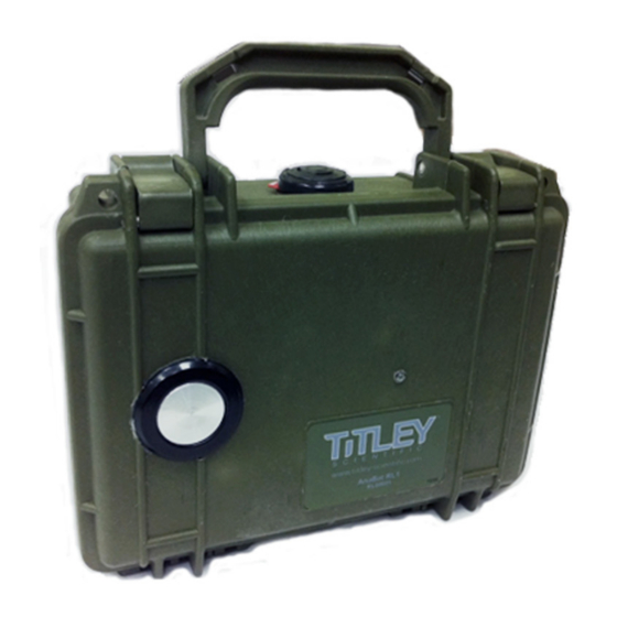 TiTLEY Scientific AnaBat Roost Logger Quick Start Manual