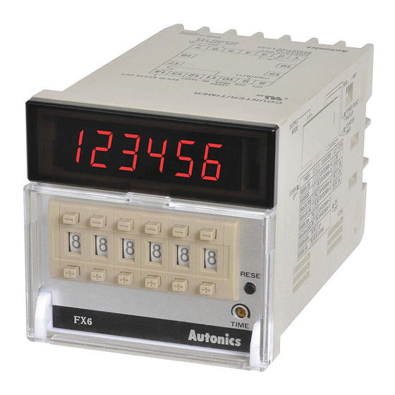 Autonics FX Series Quick Start Manual