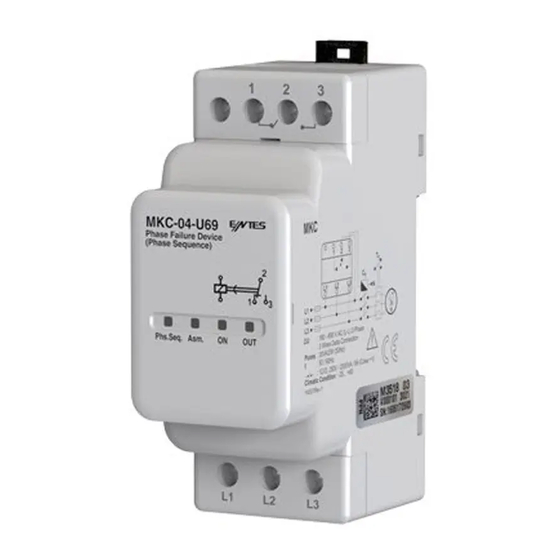 Entes MKC-04-U69 Quick Start Manual