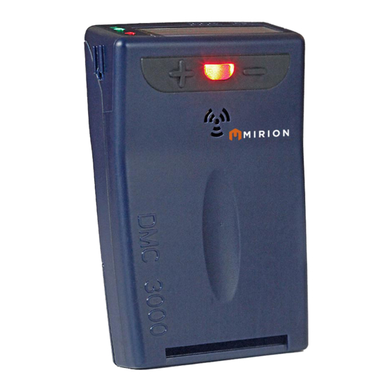 Laurus Health Physics Miron Technologies DMC 3000 User Manual