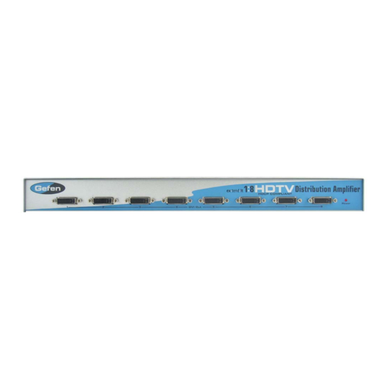 Gefen HDTV-148S Manuals