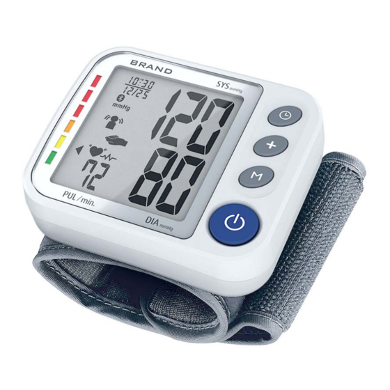 Health & Life HL158AU-BD Pressure Monitor Manuals