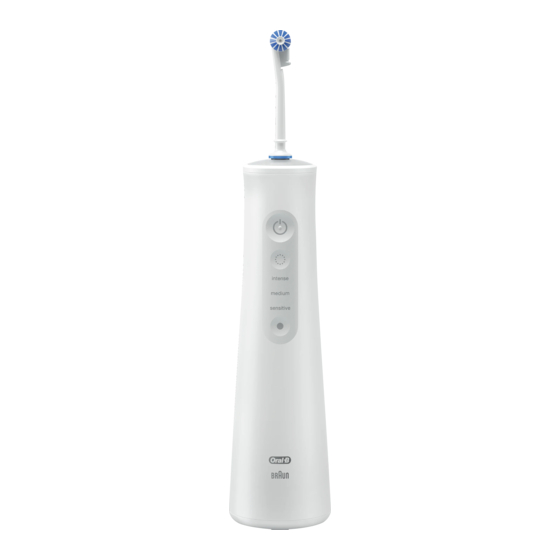 Braun Oral-B WATER FLOSSER ADVANCED Manual