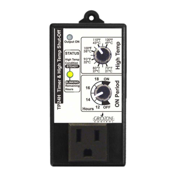 Grozone Control TP24H User Manual
