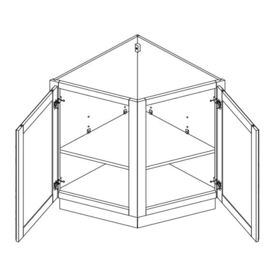 CABINETS TO GO B.JORGSEN & CO AB124 Assembly Instructions