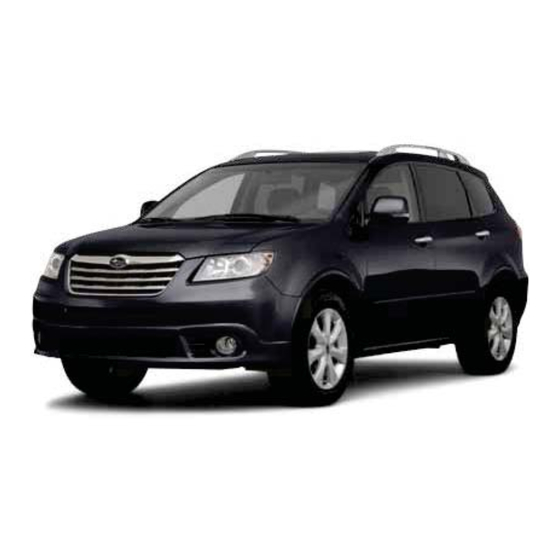 Subaru Tribeca Quick Reference Manual