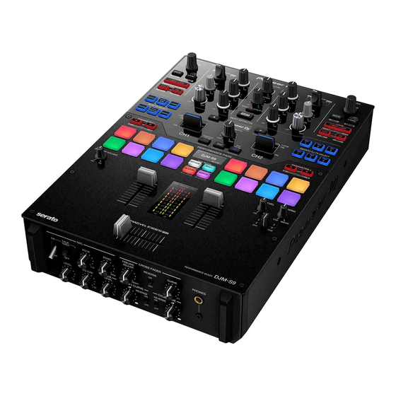 User Manuals: Pioneer DJM-S9 DJ Mixer