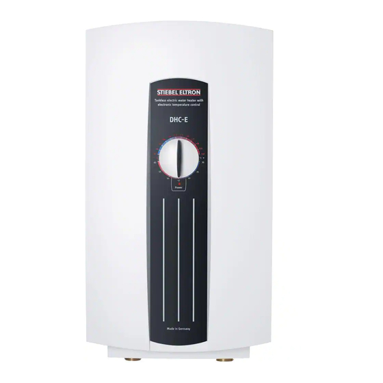 STIEBEL ELTRON DHC-E 8/10 Operation And Installtion Manual