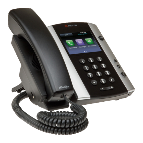 Polycom VVX 500 Series User Manual