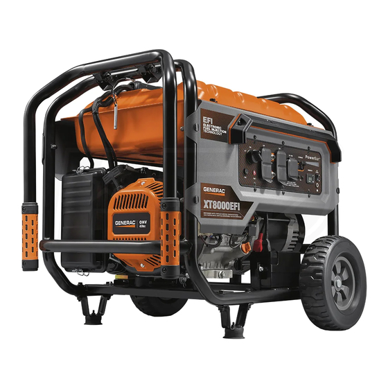 Generac Power Systems XT8000EFI Owner's Manual