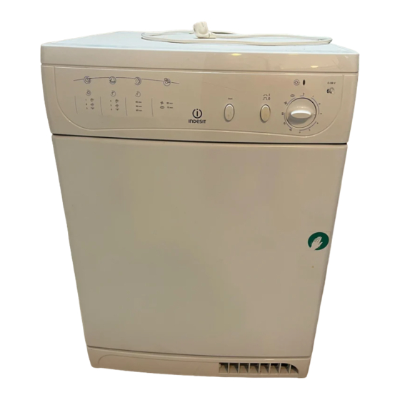 Indesit G84V Use And Care & Installation Instructions Manual