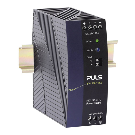 Puls PIC240.241C Installation Manual