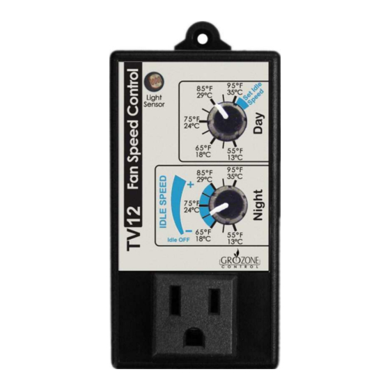 Grozone Control TV12 User Manual