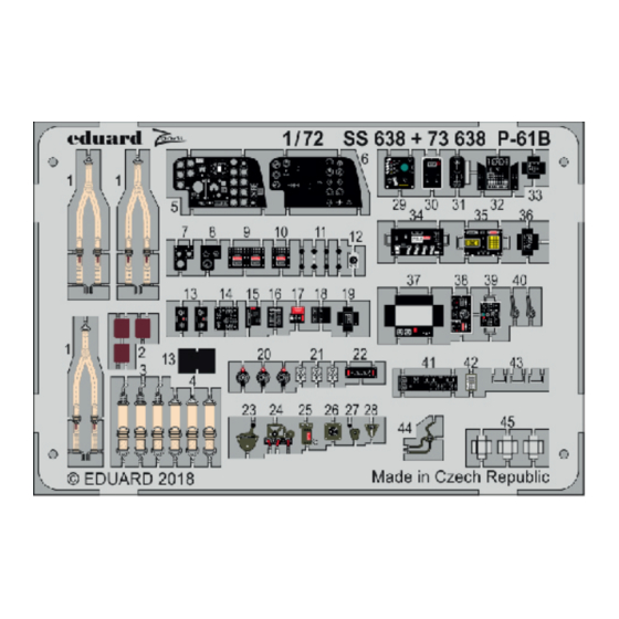 Eduard ZOOM SS 638 Manual