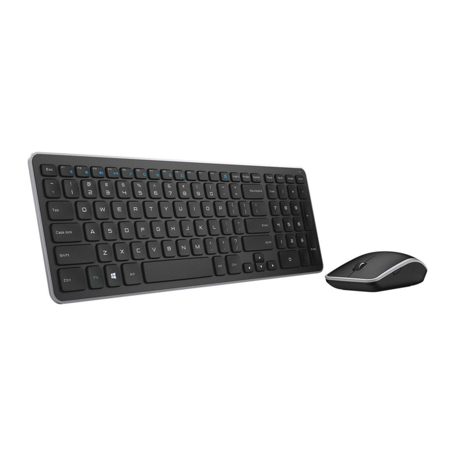 Dell KM714 Wireless Keyboard and Mouse Manual